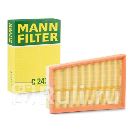 C 2433/2 - Фильтр воздушный (MANN-FILTER) Nissan Qashqai j10 рестайлинг (2010-2013) для Nissan Qashqai J10 (2010-2013) рестайлинг, MANN-FILTER, C 2433/2